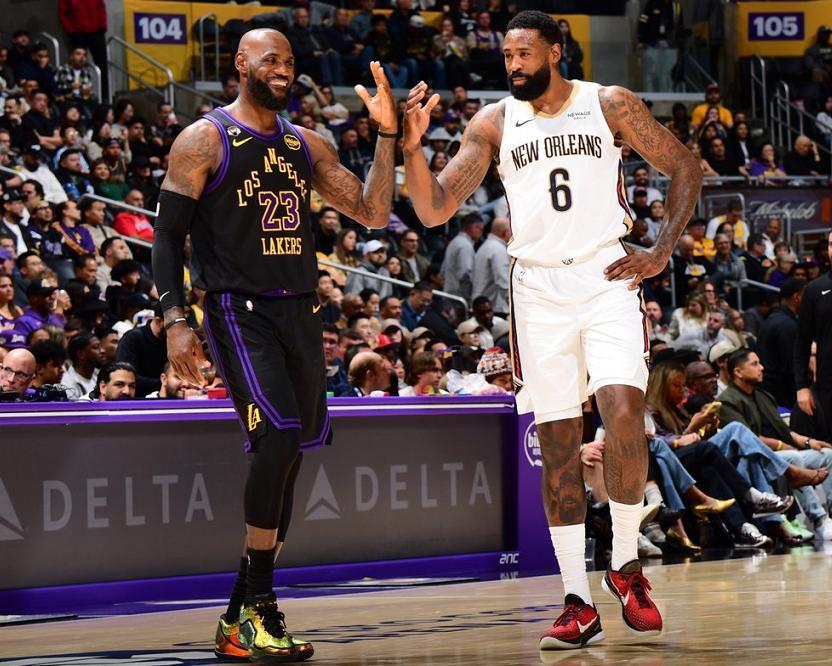 华体会体育-东契奇27+10+7失误,詹皇21分里夫斯前8投0中,湖人送鹈鹕11连败